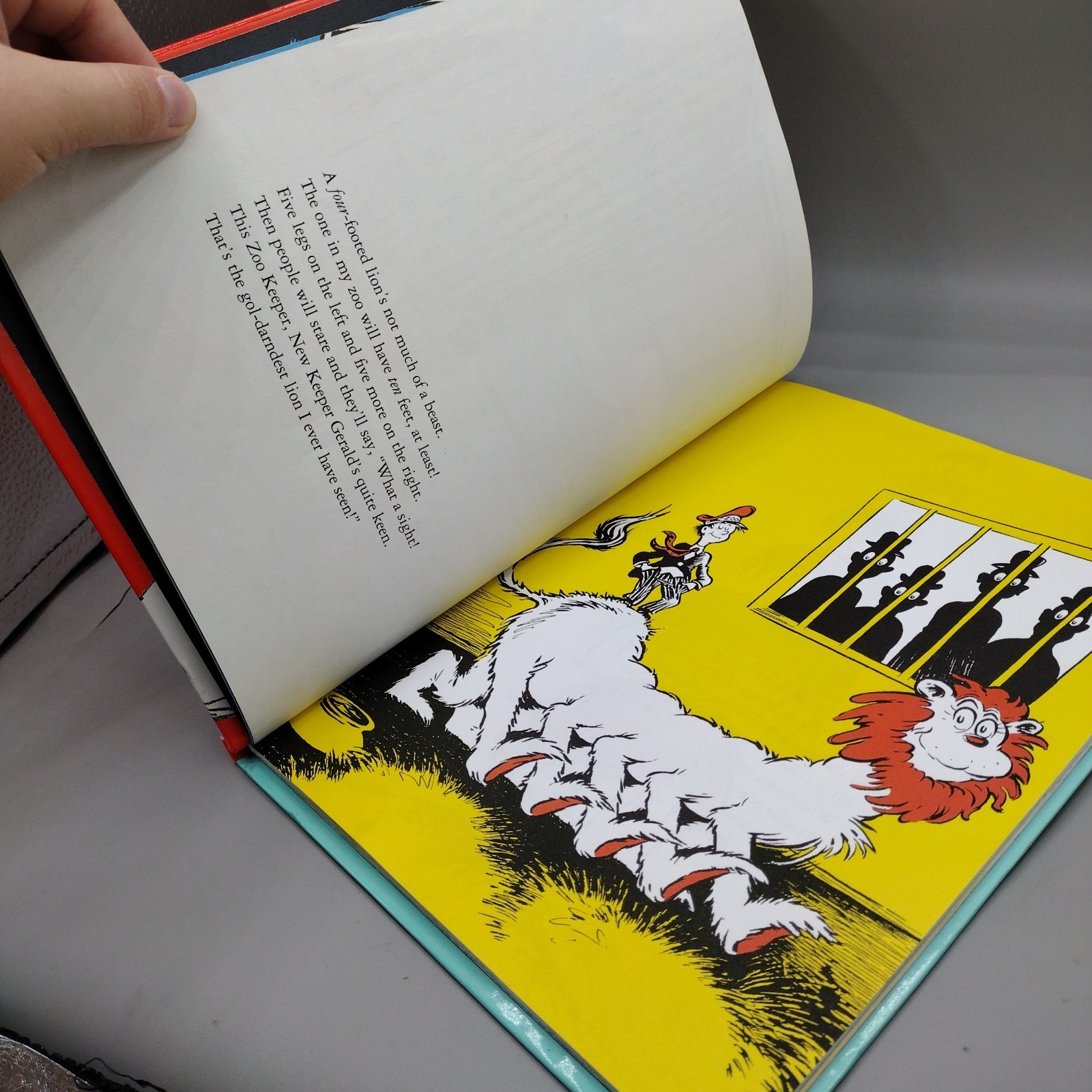 Dr Suess If I Ran the Zoo Hardcover 1990s Grolier Book Club Edition Banned Book