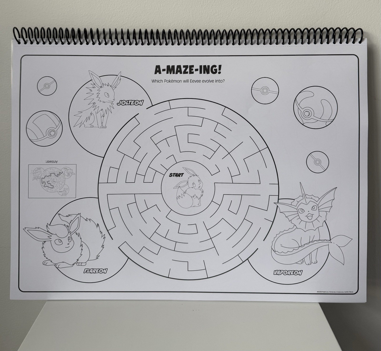Pokemon Panorama Giant Coloring Activity Pad 45 Pages Stickers 3 Fold-Out Poster