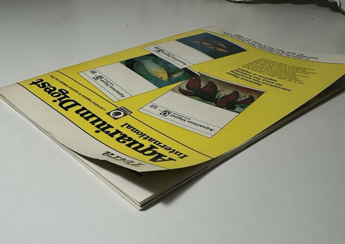 Vintage 1975 Digest for the Successful Aquarium Booklet 34 pages (B3)
