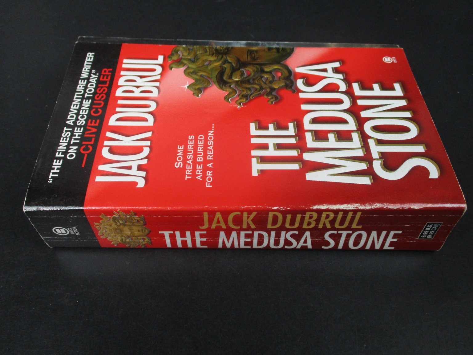 The Medusa Stone Jack Du Brul 1993 Trade Paperback Onyx Adventure