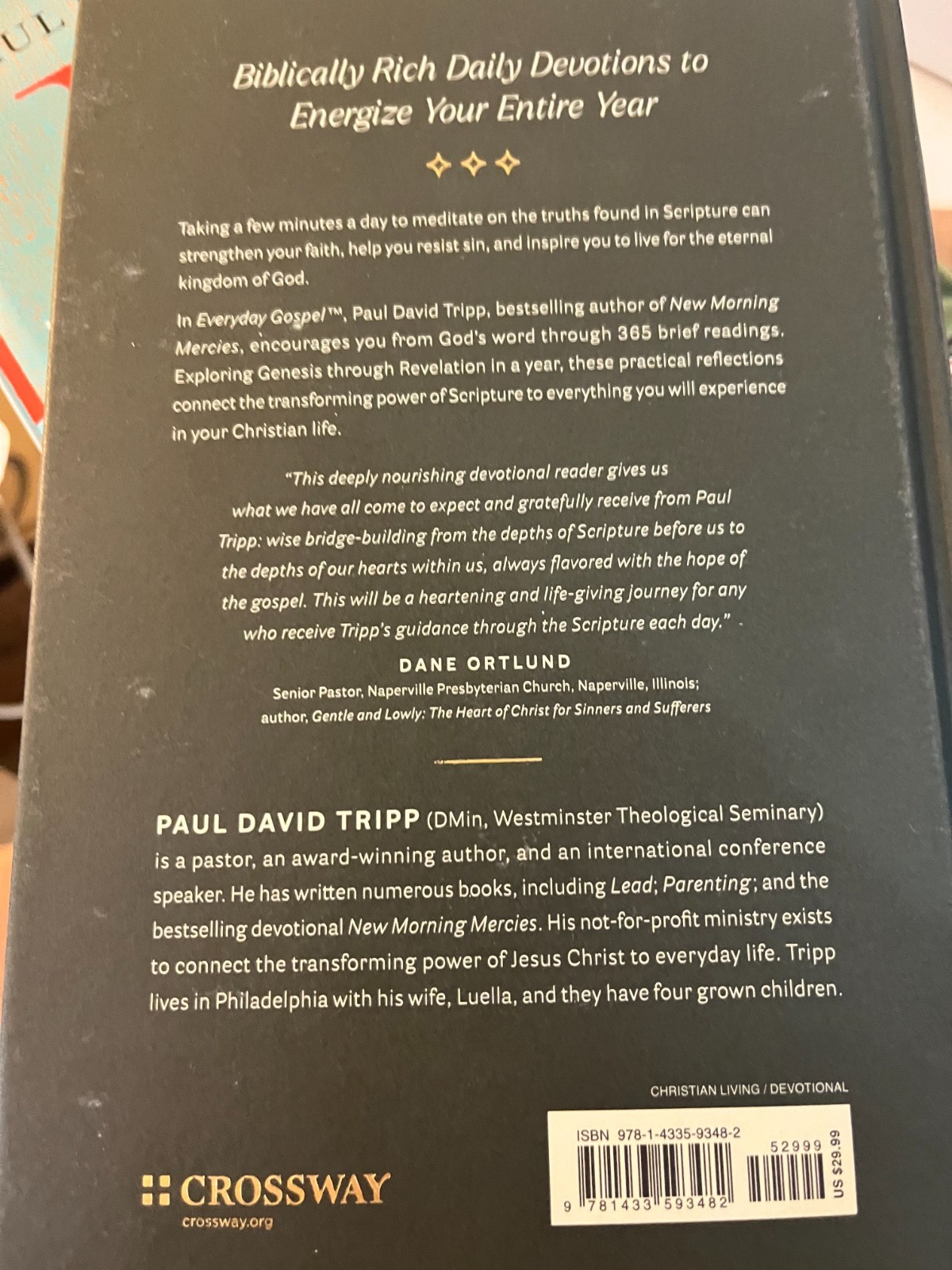 Paul David Tripp Everyday Gospel Christmas Devotional (Paperback)