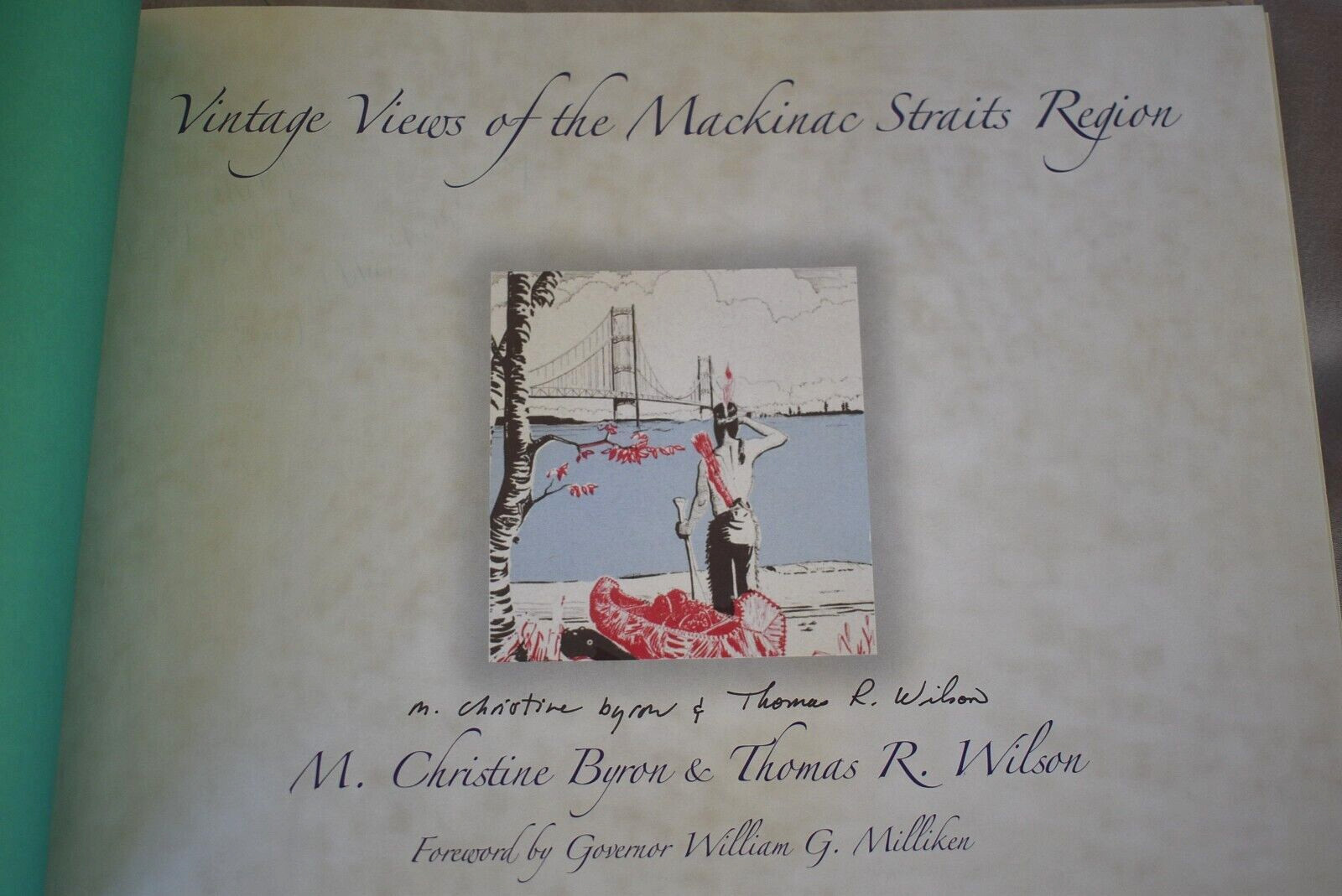 Vintage Views of the Mackinac Straits Region – Hardcover – Author Signed
