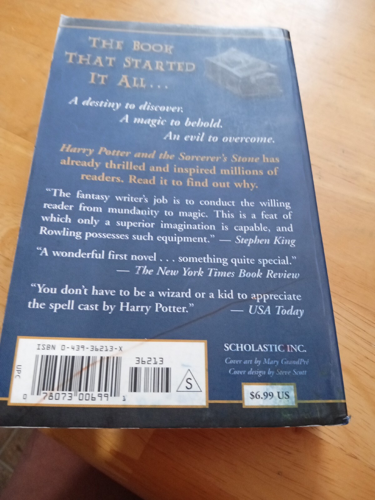 Harry Potter Ser.: Harry Potter and the Sorcerer’s Stone by J. K. Rowling (2001,
