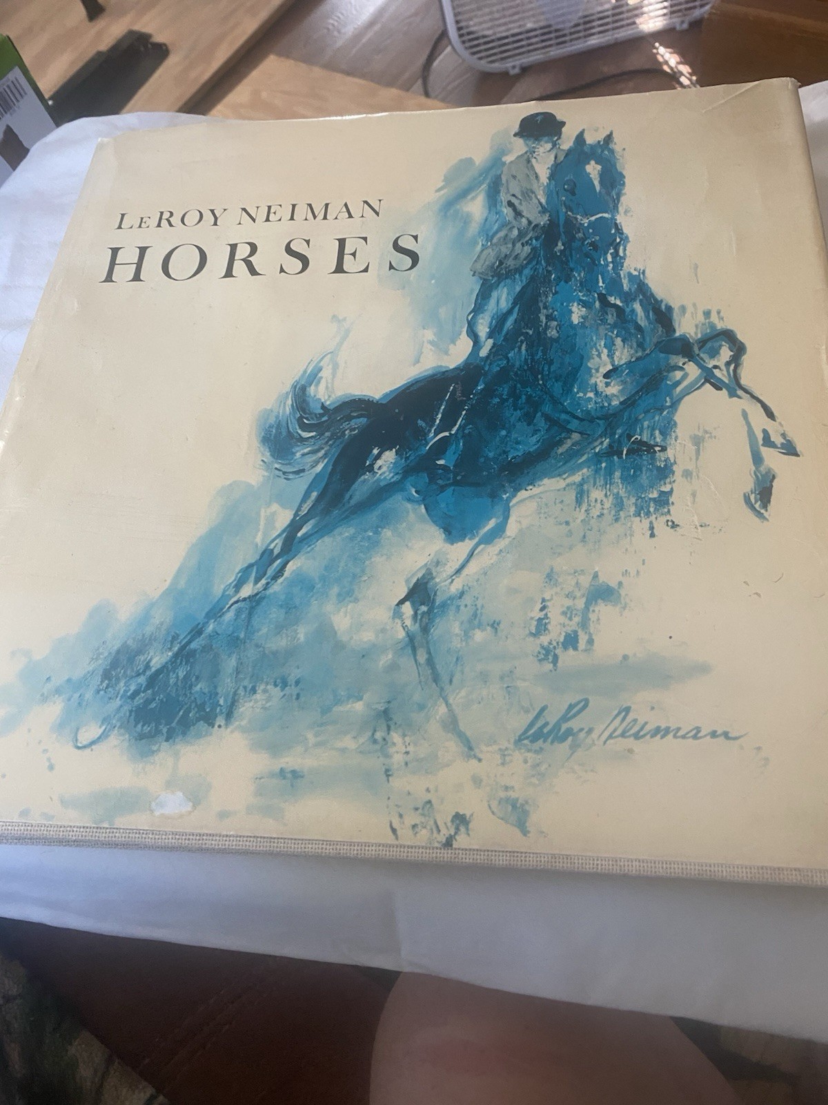 LeRoy Neiman Horses Horse 1st ED 1979 HC DJ Illustrations Paintings