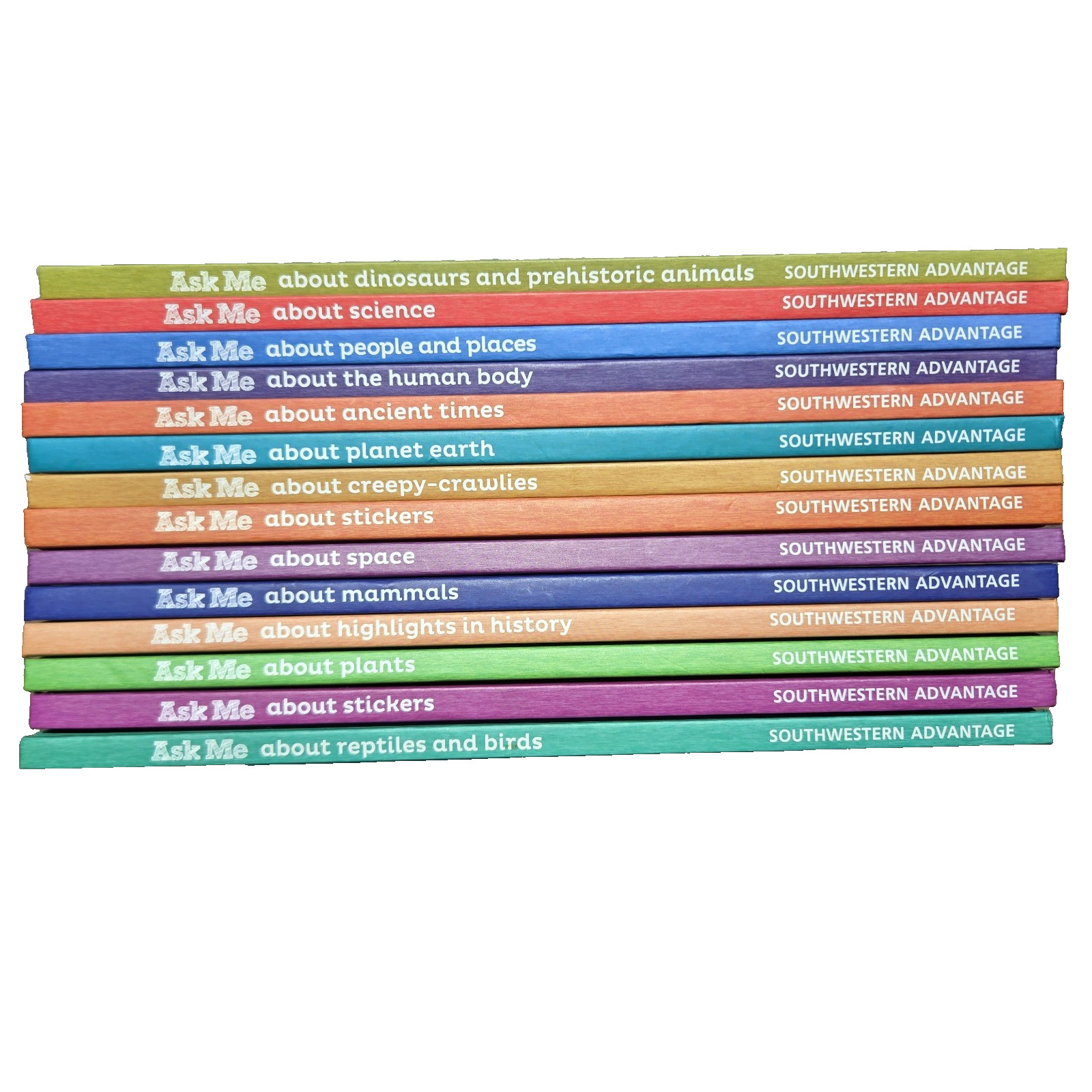 Ask Me About Series Hardcover Book Lot of 14 Southwestern Advantage Homeschool