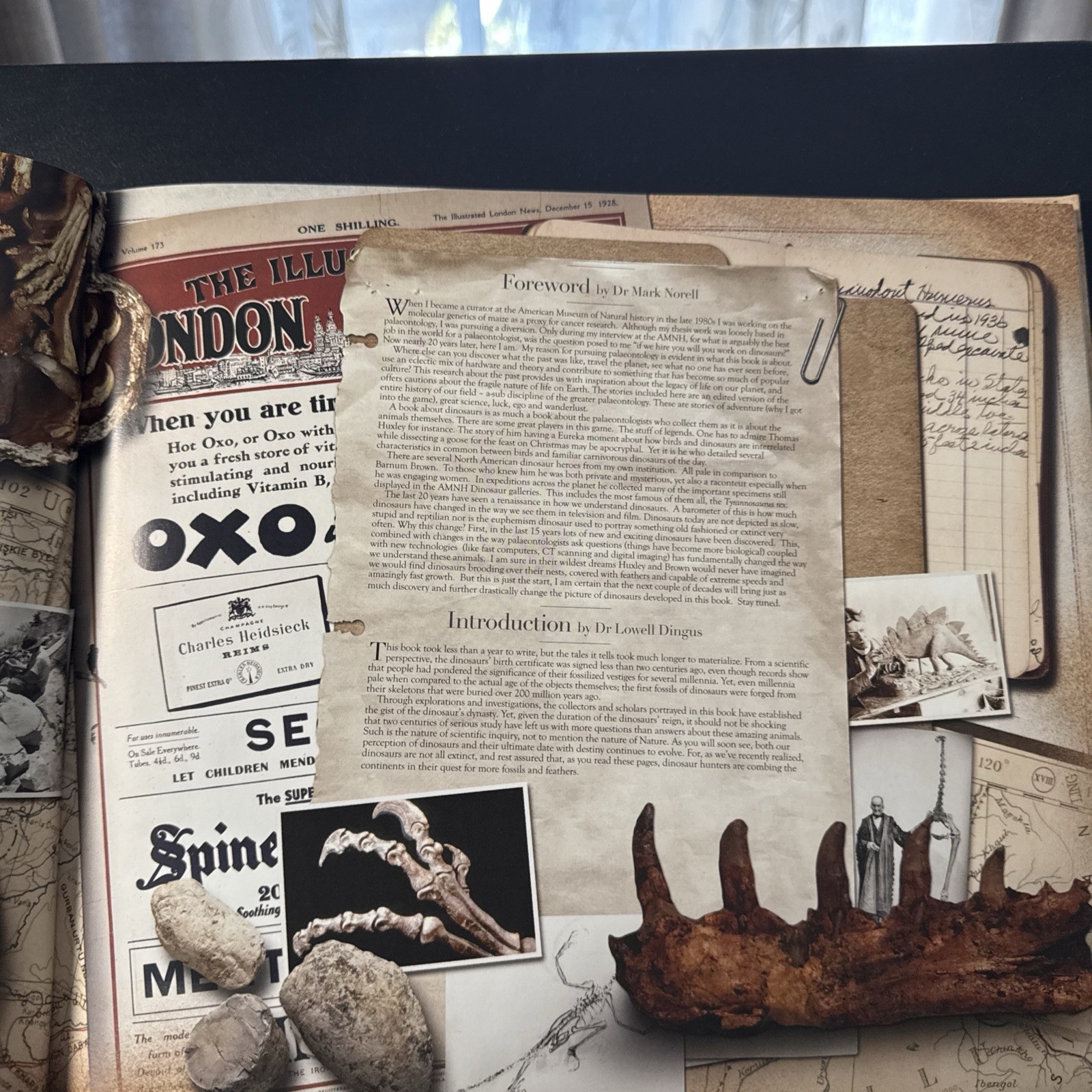 The Dinosaur Hunters | HC w/ 30 Fascimile Documents | Crate Case | Lowell Dingus
