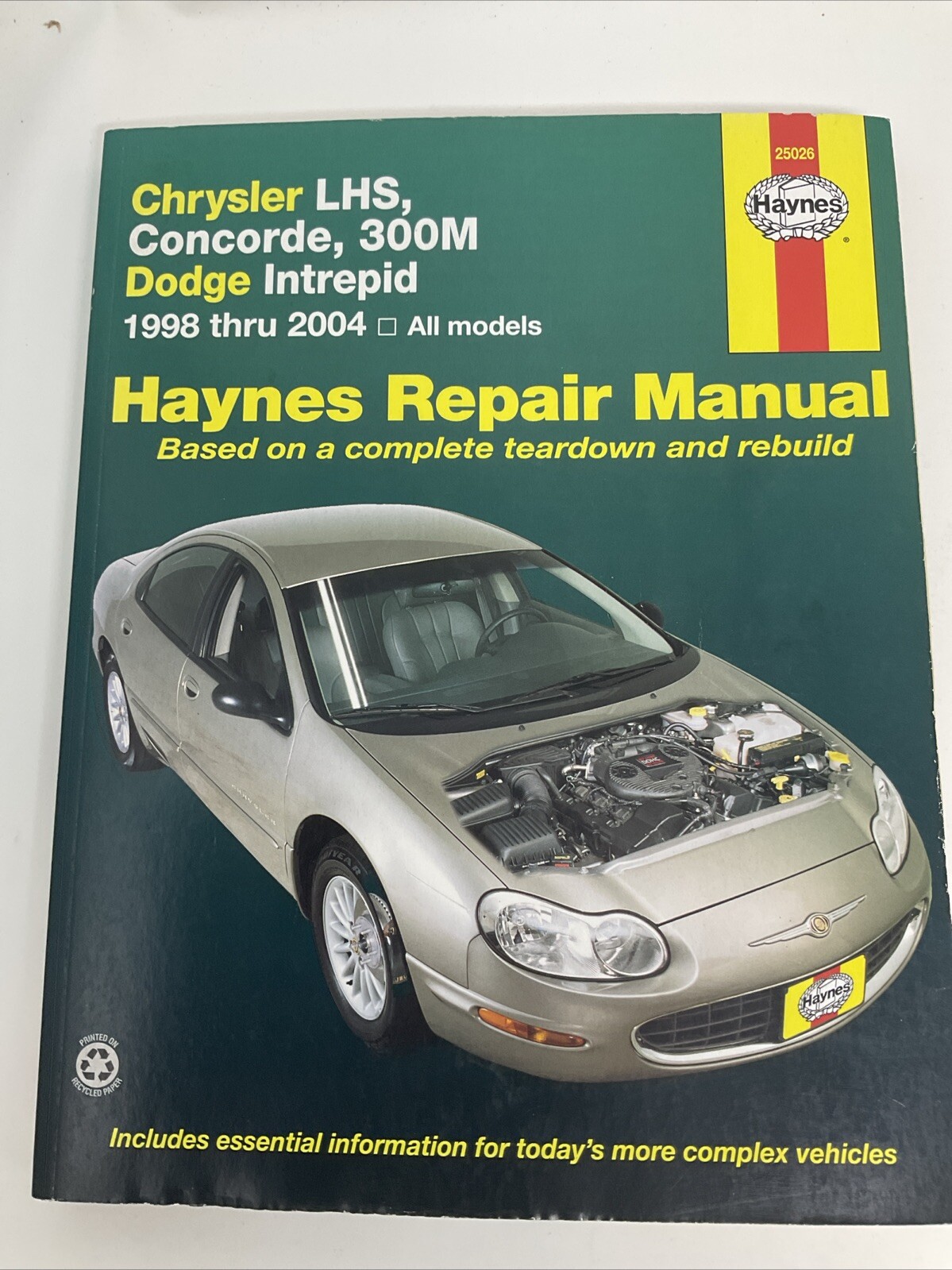 Haynes Repair Manual Ser.: Chrysler LHS,Concorde,300M,Dodge Intrepid, 1998-2004