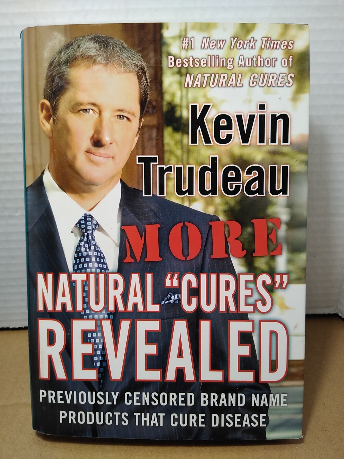 Kevin Trudeau – Natural Cures & More Natural Cures Revealed – 2 Hardcovers w/ DJ