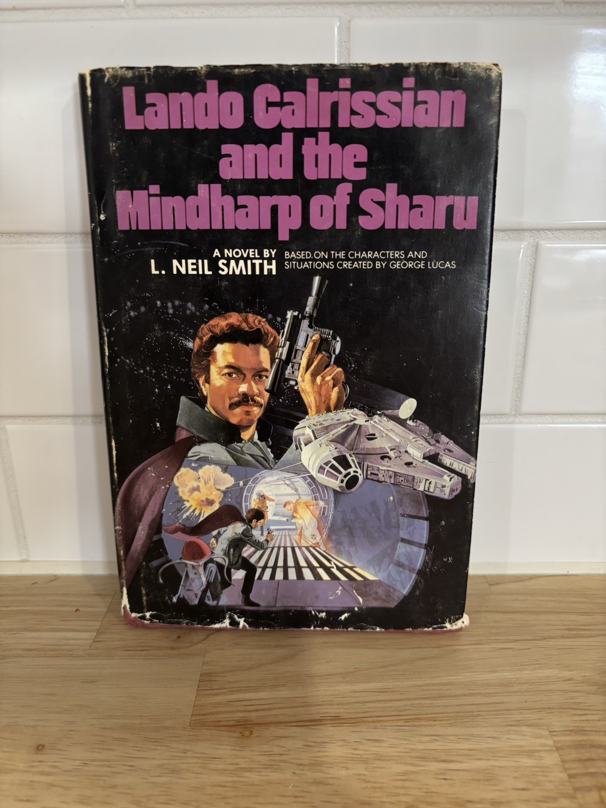Vintage 1983 Lando Calrissian and the Mindharp of Sharu Star Wars Book HC RARE