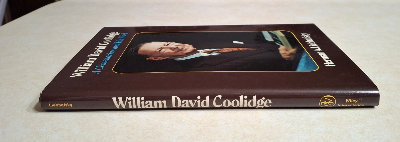 William David Coolidge General Electric GE Vintage History Book Research Lab NY