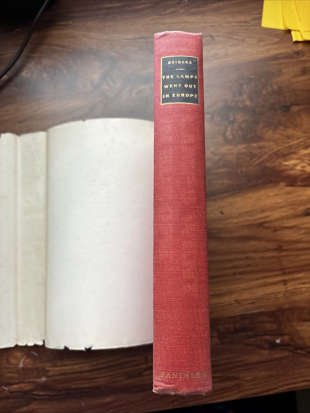 The Lamps Went Out in Europe- WW1 History 1955- Ludwig Reiners
