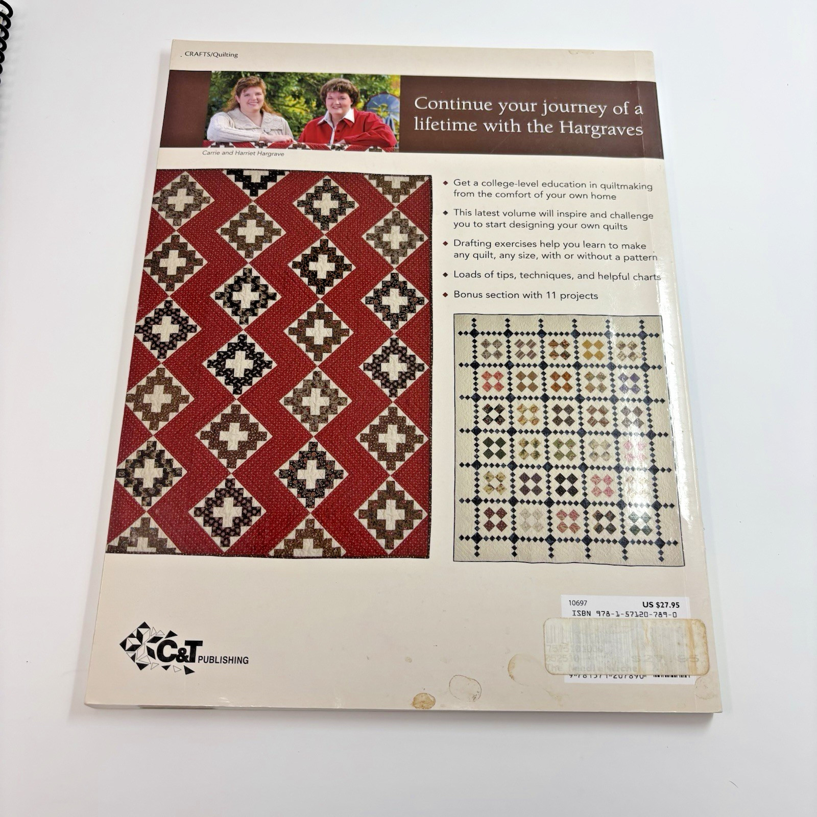 Quilter’s Academy Vol. 1 & 2- Authors, Harriett & Carrie Hargrave