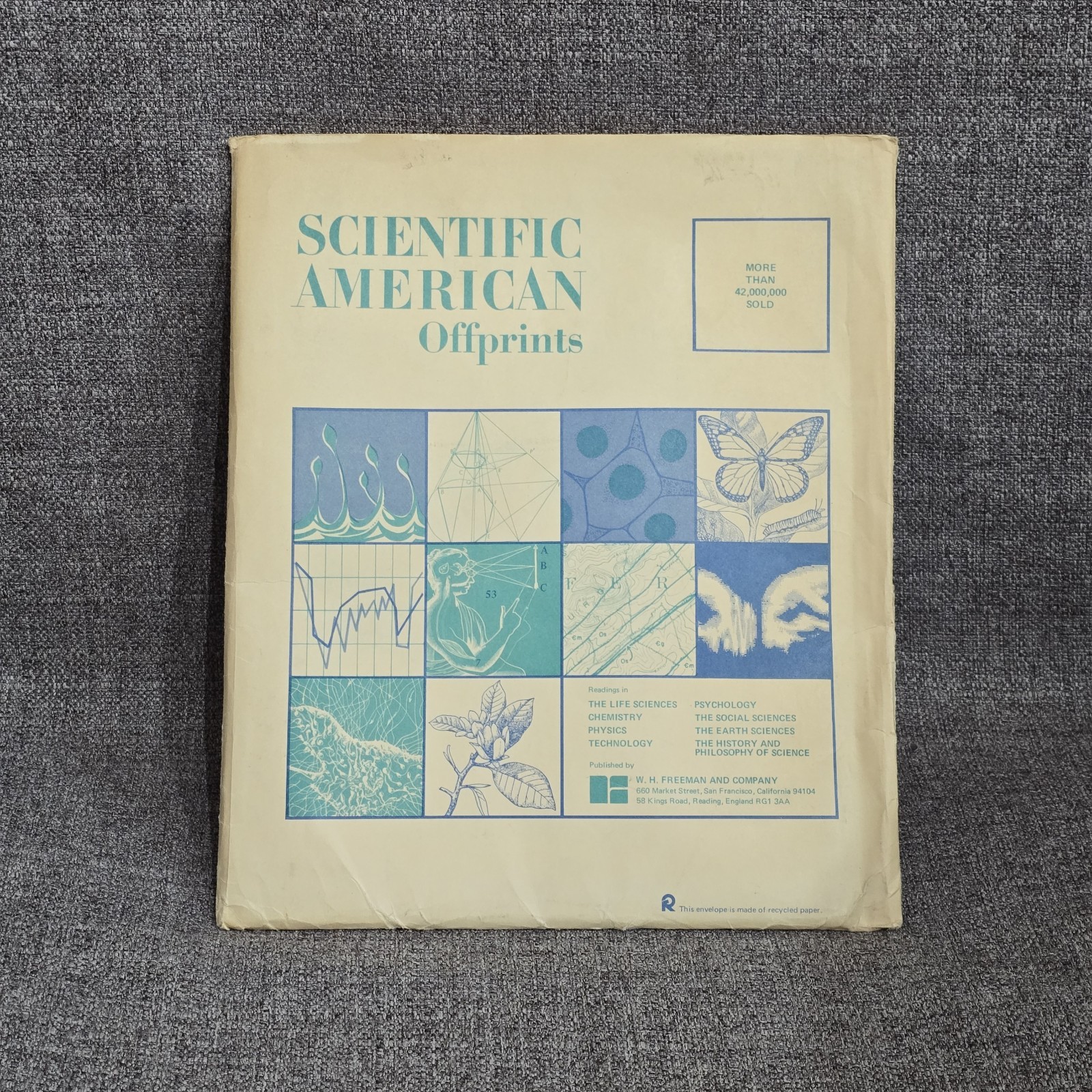 Scientific American Offprints 10- Vintage Pamphlets In Dust Cover – Brain/Memory