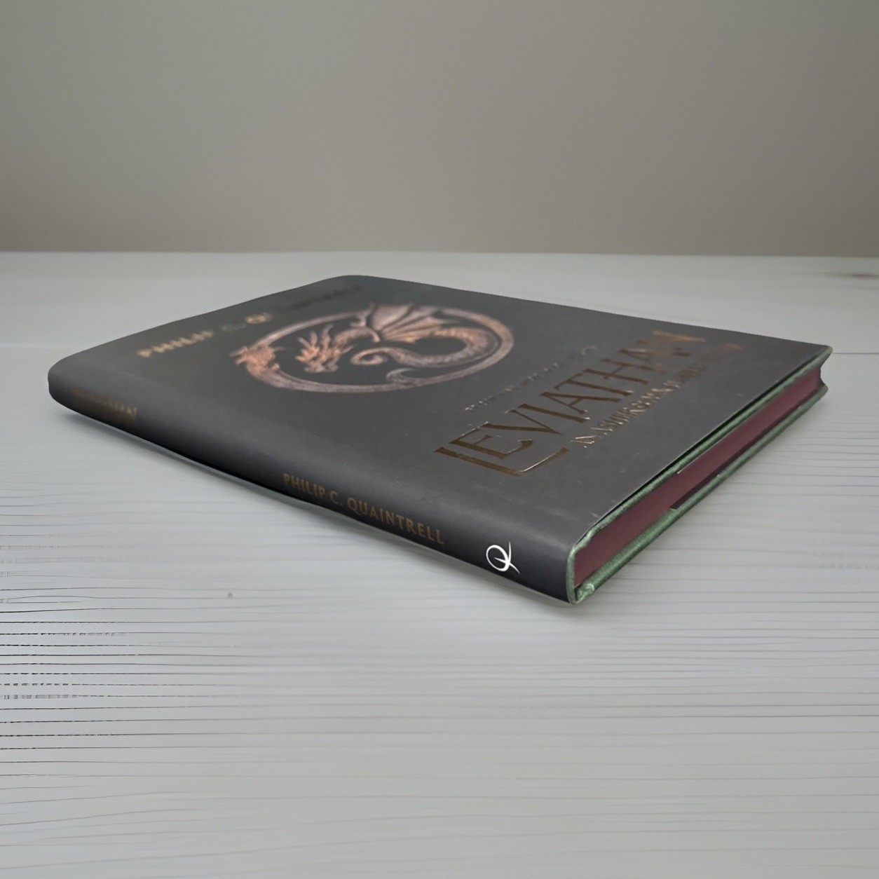 BRAND NEW HAND SIGNED PHILIP C QUAINTRELL LEVIATHAN BROKEN BINDING EXCLUSIVE