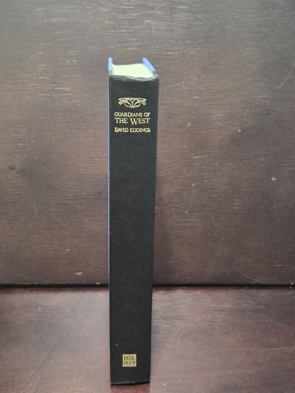 David Eddings GUARDIAN OF THE WEST Malloreon 1 1987 Del Rey BCE HCDJ VG Mylar