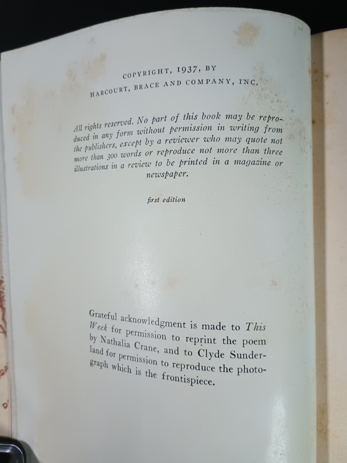 Last Flight – Amelia Earhart – First Edition – Harcourt Brace and Company