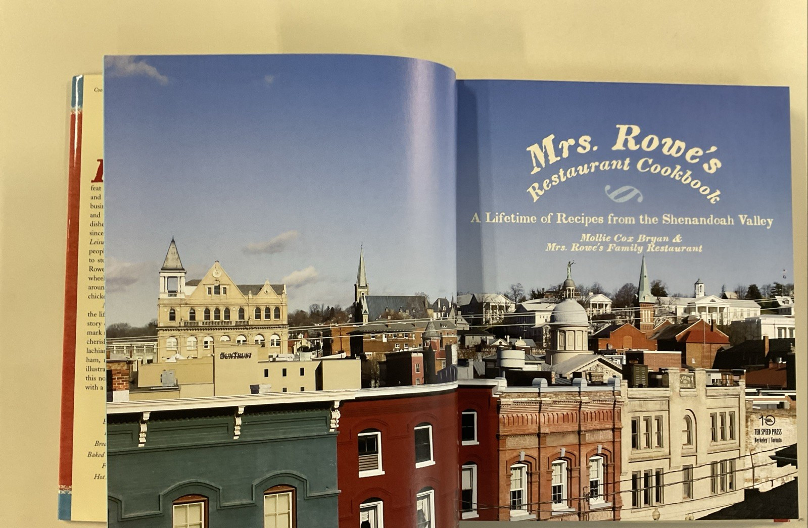 Mrs Rowes Restaurant Cookbook by Mollie Cox Bryan HC DJ 2006 Ten Speed Press