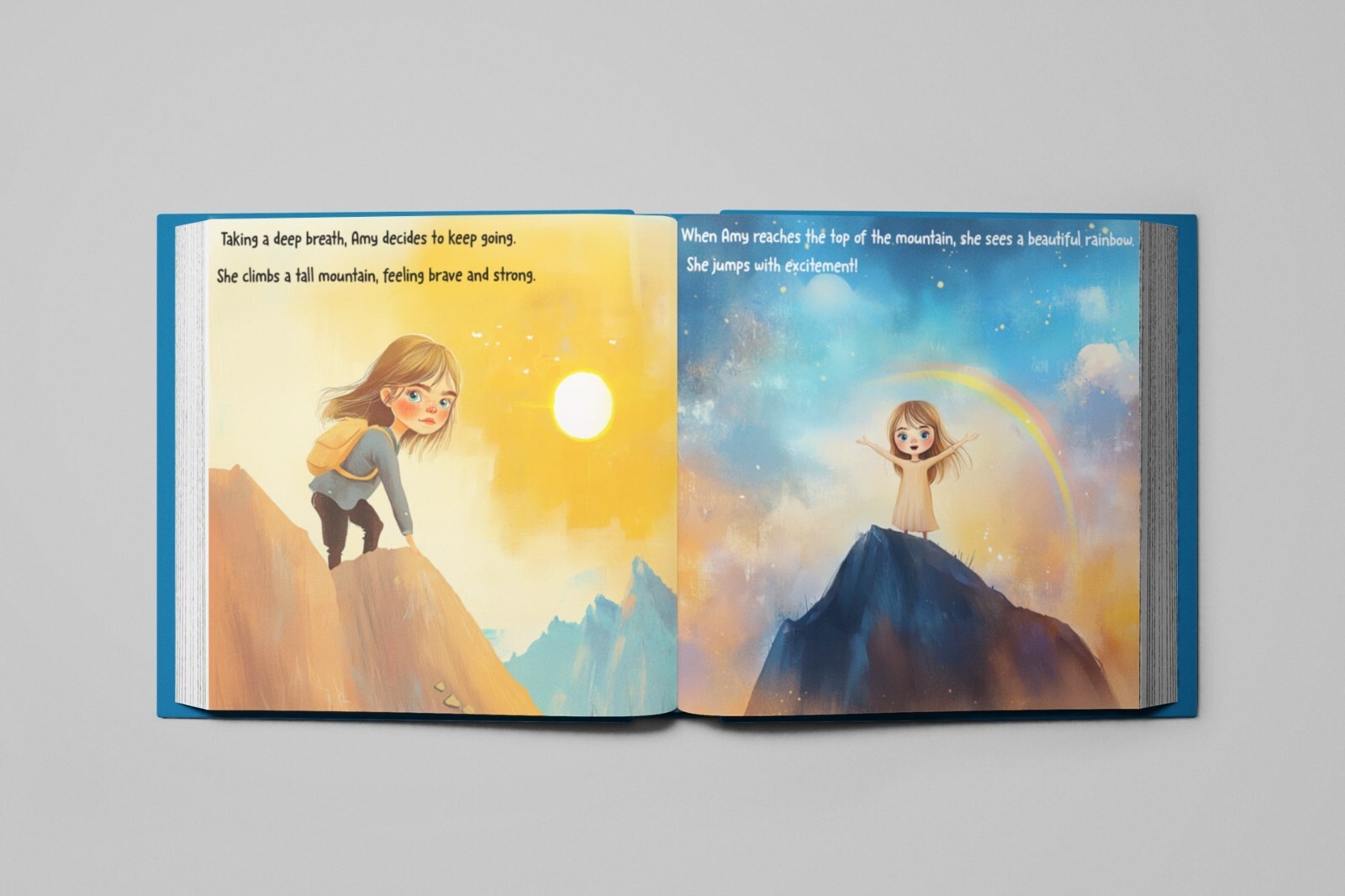 Personalized Kids’ Emotional Journey Storybook – Custom Name & Illustrated Face