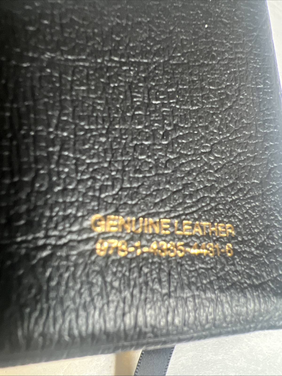 ESV Study Bible Large Print Genuine Black Leather Crossway Gilt Edges