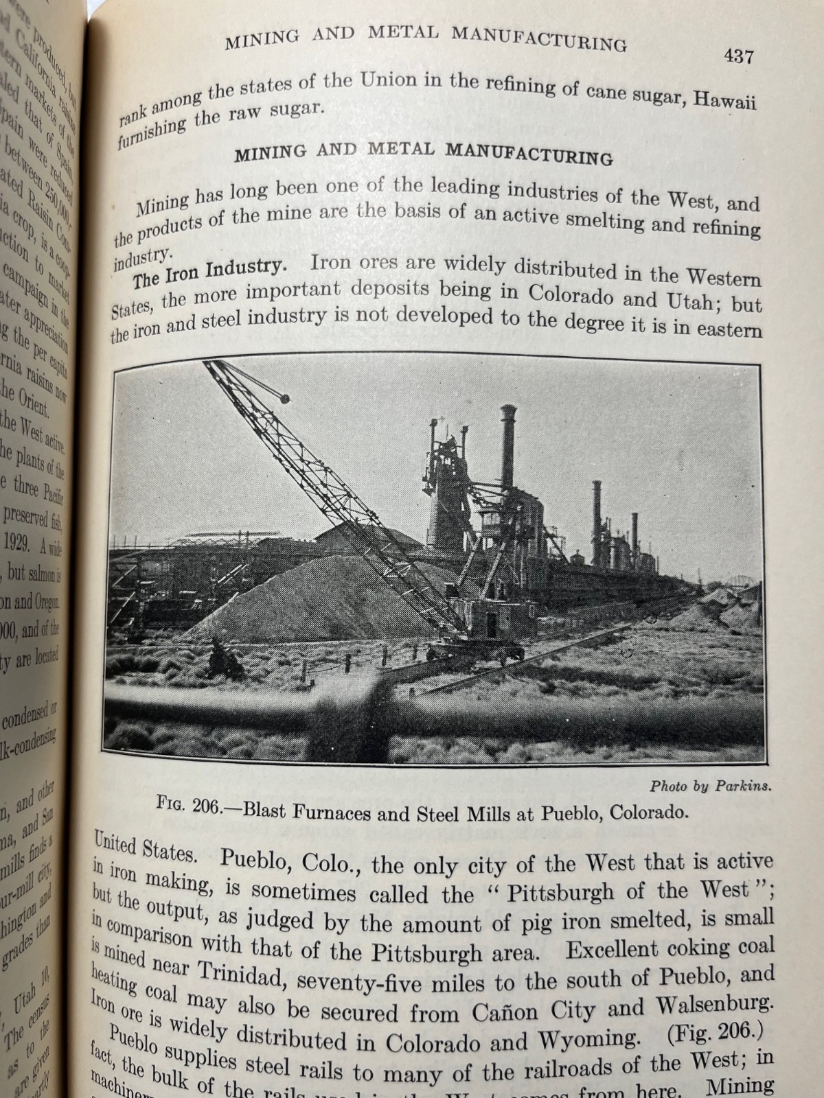 GEOGRAPHY OF NORTH AMERICA Miller 1934 History Manufacturing Industry Farming