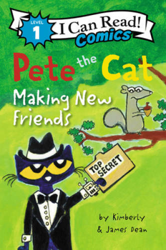 Pete the Cat: Making New Friends (I Can Read Comics Level 1) – Paperback – GOOD