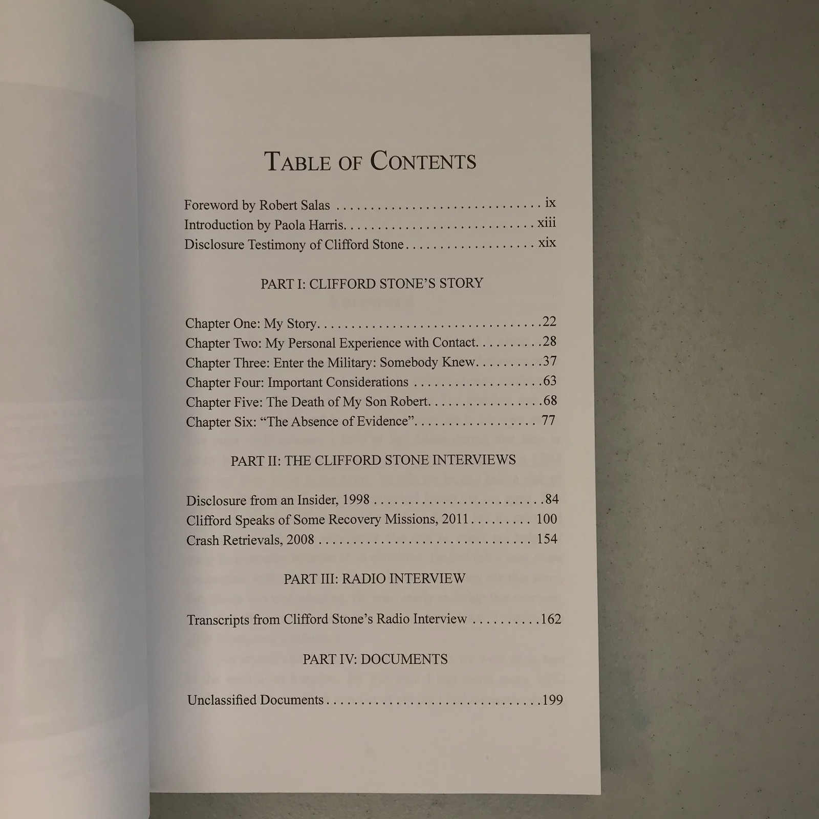 “Eyes Only” Clifford Stone UFO Crash Retrievals Paperback 2011 – 223 Pages