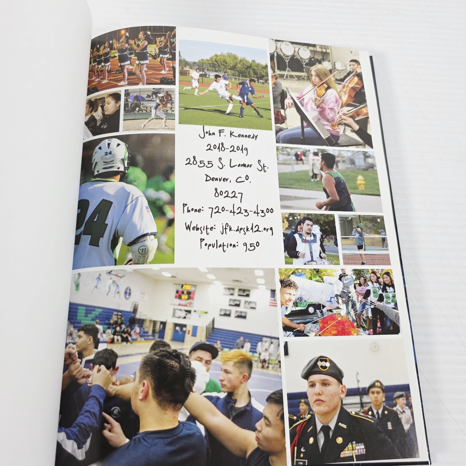 2019 JOHN F KENNEDY HIGH SCHOOL YEARBOOK DENVER COLORADO – Hard Cover