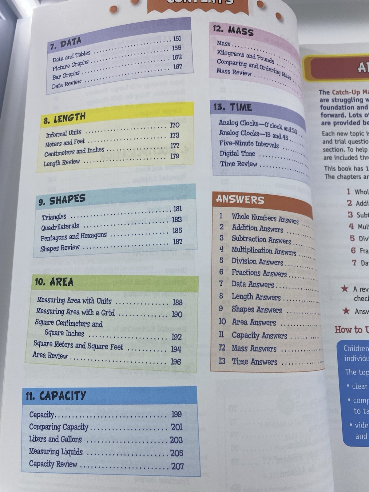 Catch-Up Math: 3rd Grade by Teacher Created Materials Brand New
