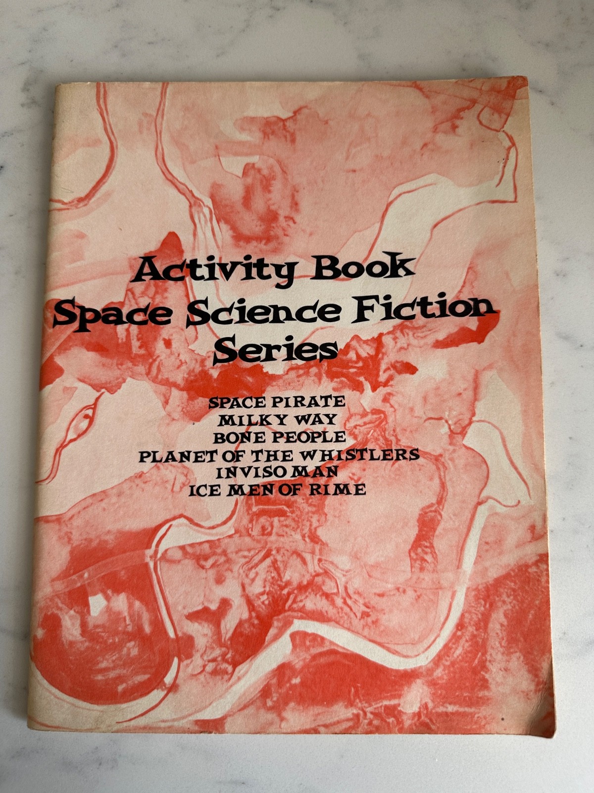 Vintage Activity Book Space Science Fiction Series Benefic Press
