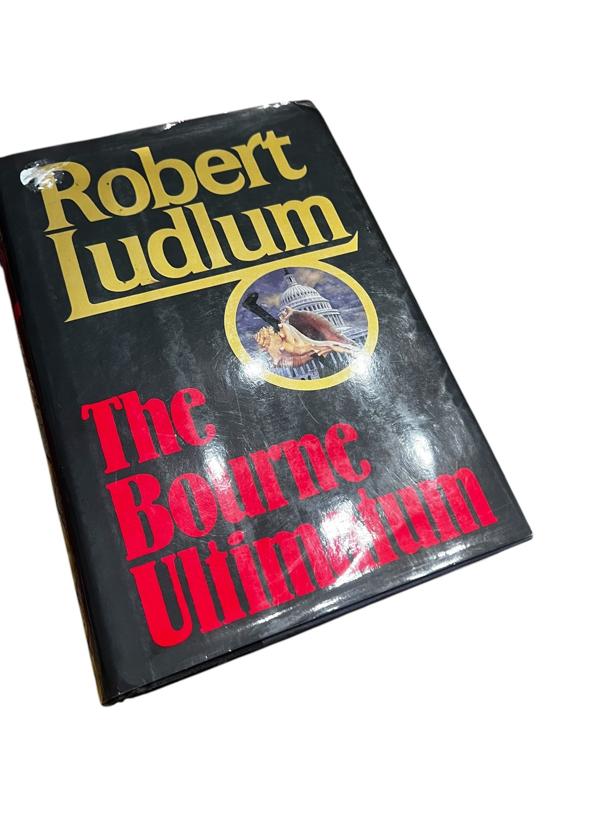 THE BOURNE ULTIMATUM Robert Ludlum 1990 First Edition Large Print Random house