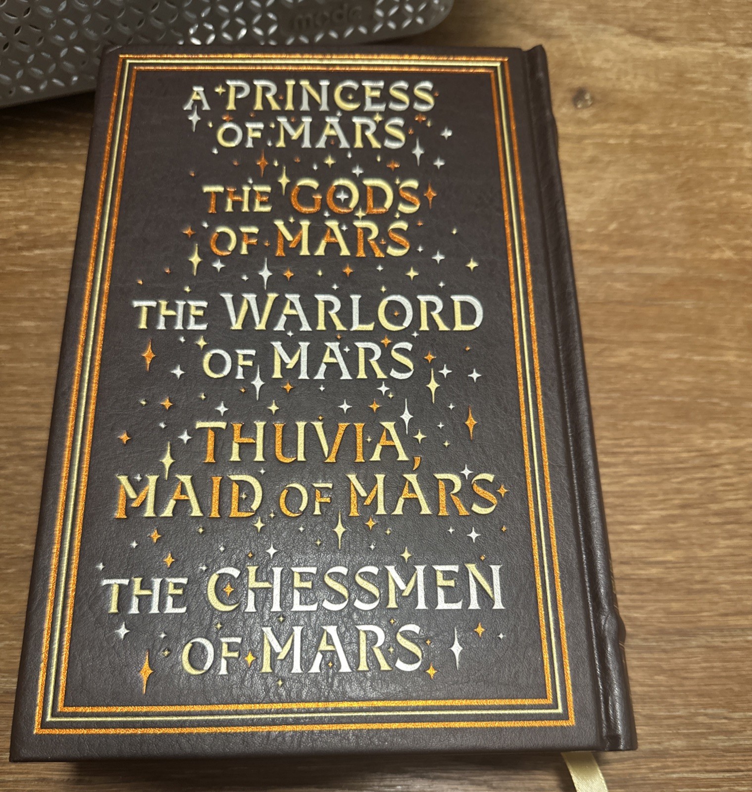 Edgar Rice Burroughs John Carter of Mars Trilogy B&N Collectible Leather HC HTF