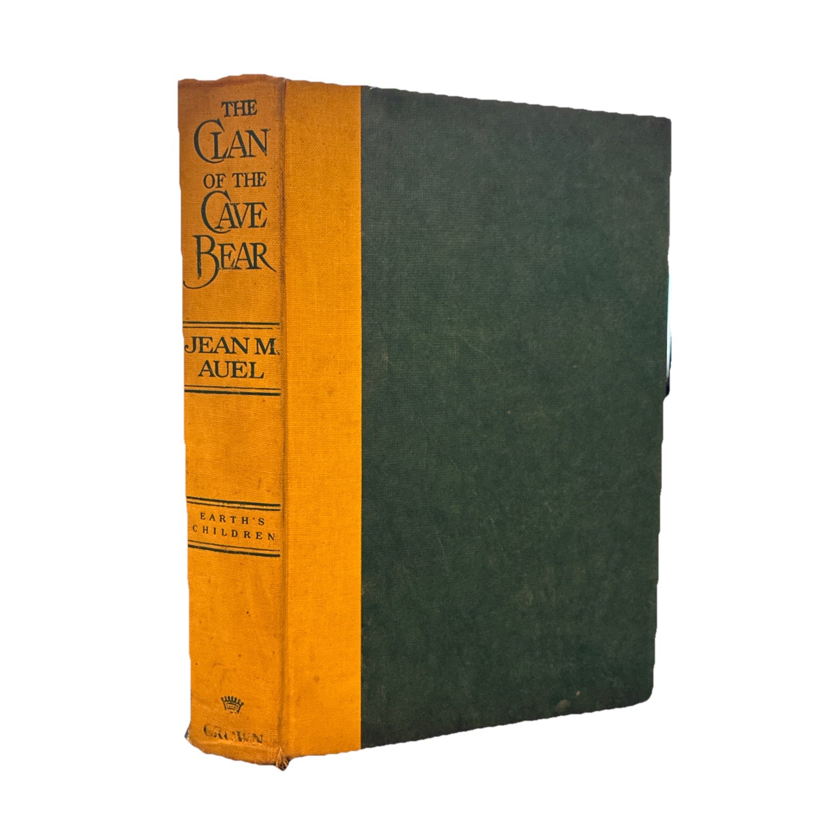 b Jean M Auel THE CLAN of the CAVE BEAR 1980 Crown 1st Edition No Dust Jacket