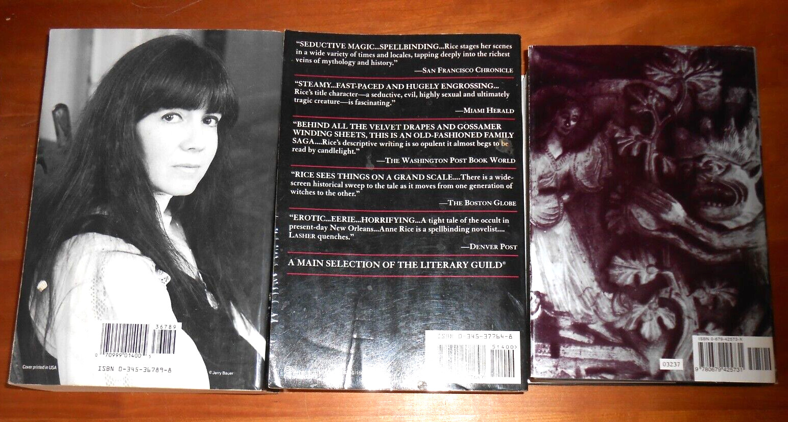ANNE RICE Mixed Set of 3 Mayfair Witches Trilogy – 2TPB HC/DJ GC