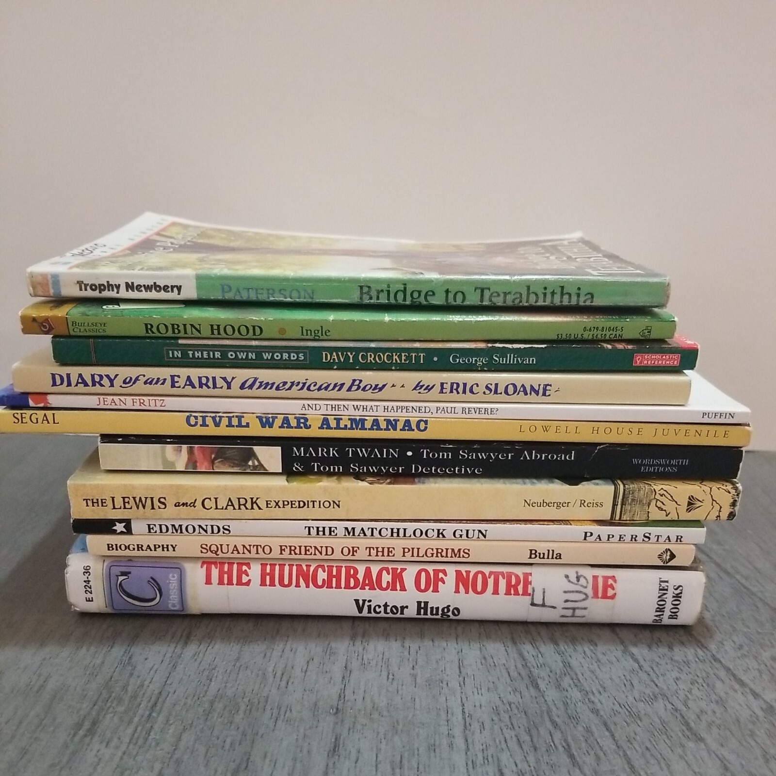 Lot of 11 Mixed Random Children’s Books and Young Adult Novels, Classic Stories