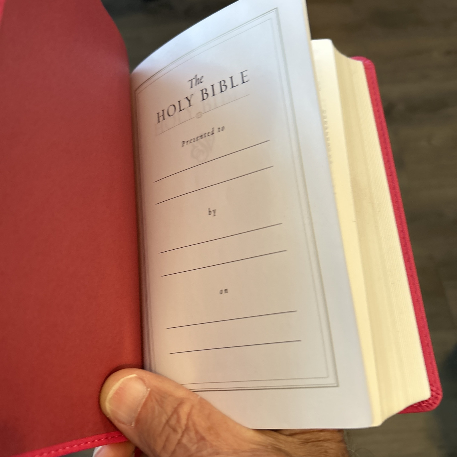 ESV Thinline Bible Floral IMITATION LEATHER 2014 by ESV Bibles