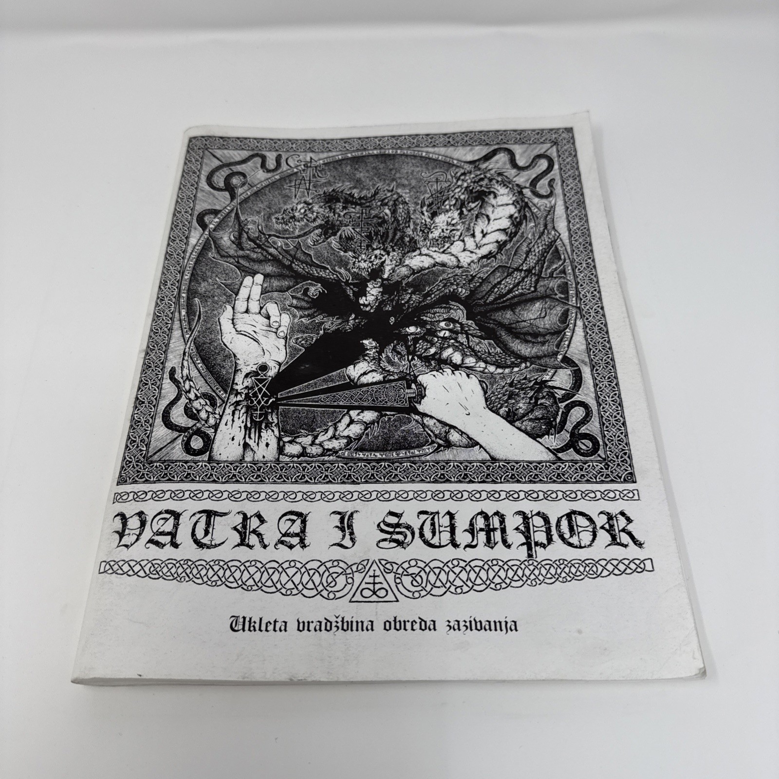 VATRA I SUMPOR Black War Death Metal Occult Satanic Art Zine Book Proclamation