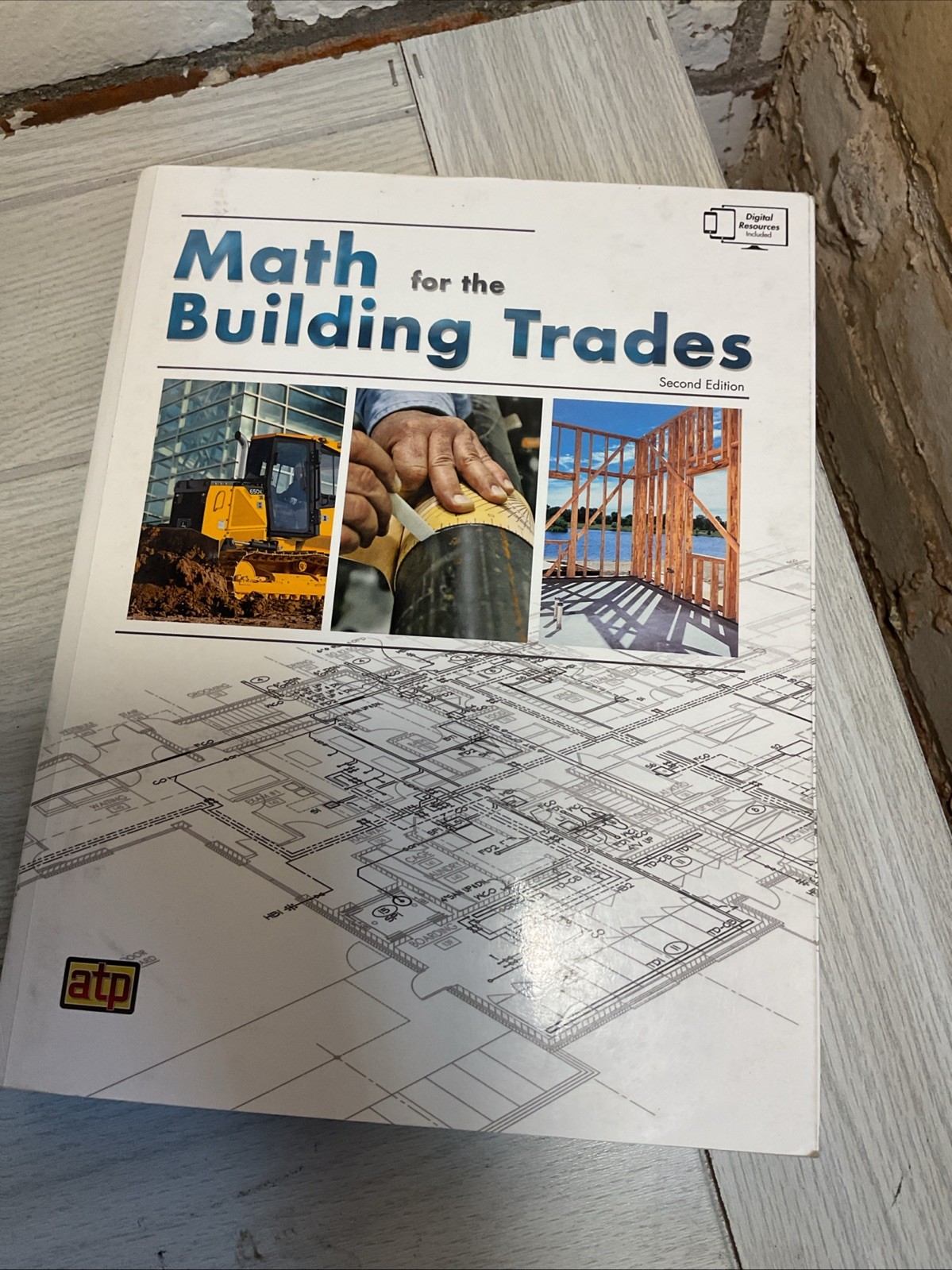 MATH FOR THE BUILDING TRADES By Atp Staff 2nd Edition 388 Pages