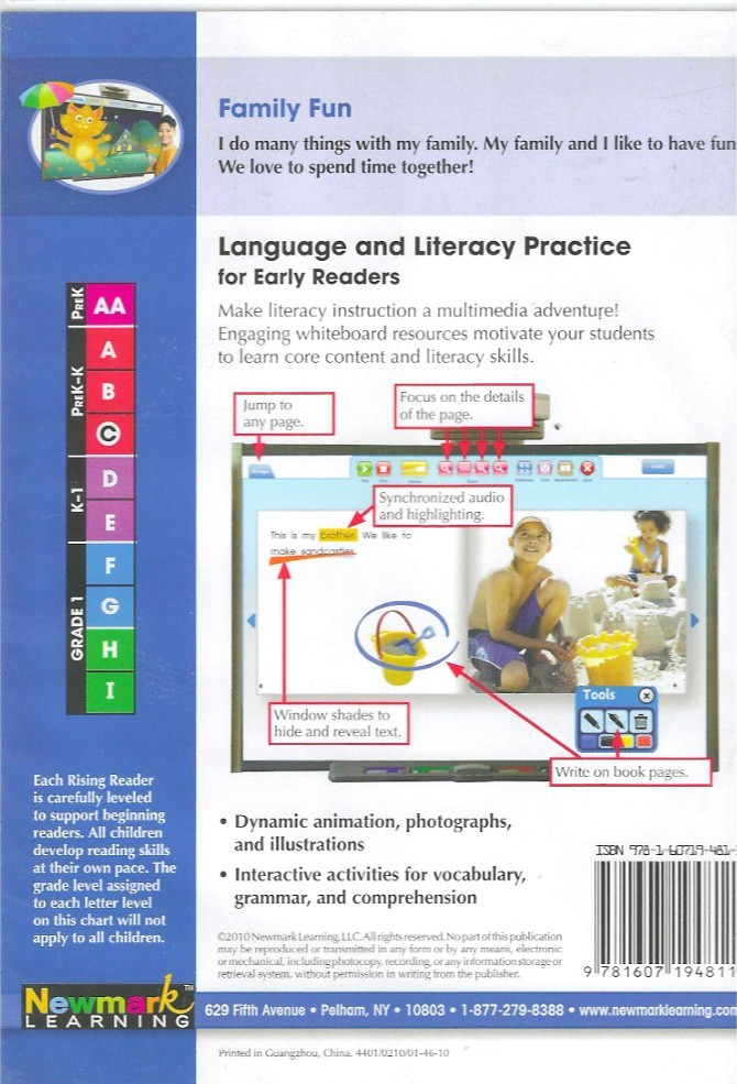 Interactive Whiteboard, Family Fun CD-ROM, NEW! Social Studies Pre- k, Newmark