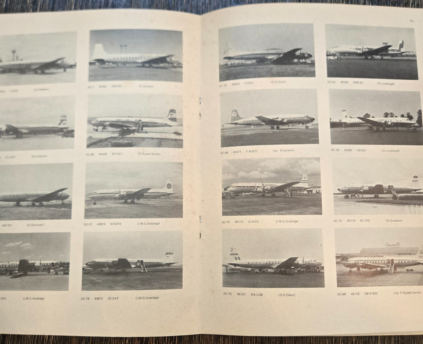 Douglas Air Britain Books DC-6 DC-7 DC-8 DC-9 DC-10 Set 4