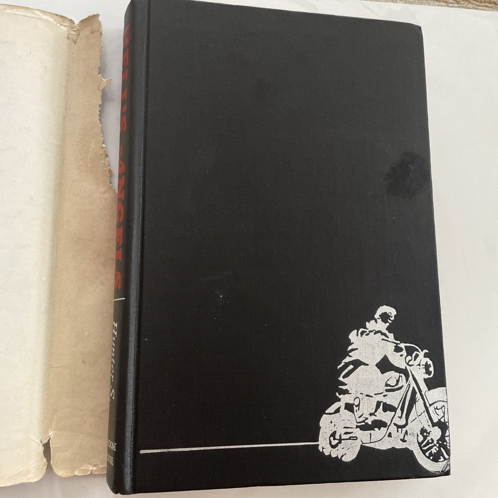 1967 HELL’S ANGELS Hunter S. Thompson, Random House 1 St Book Club Edition Book