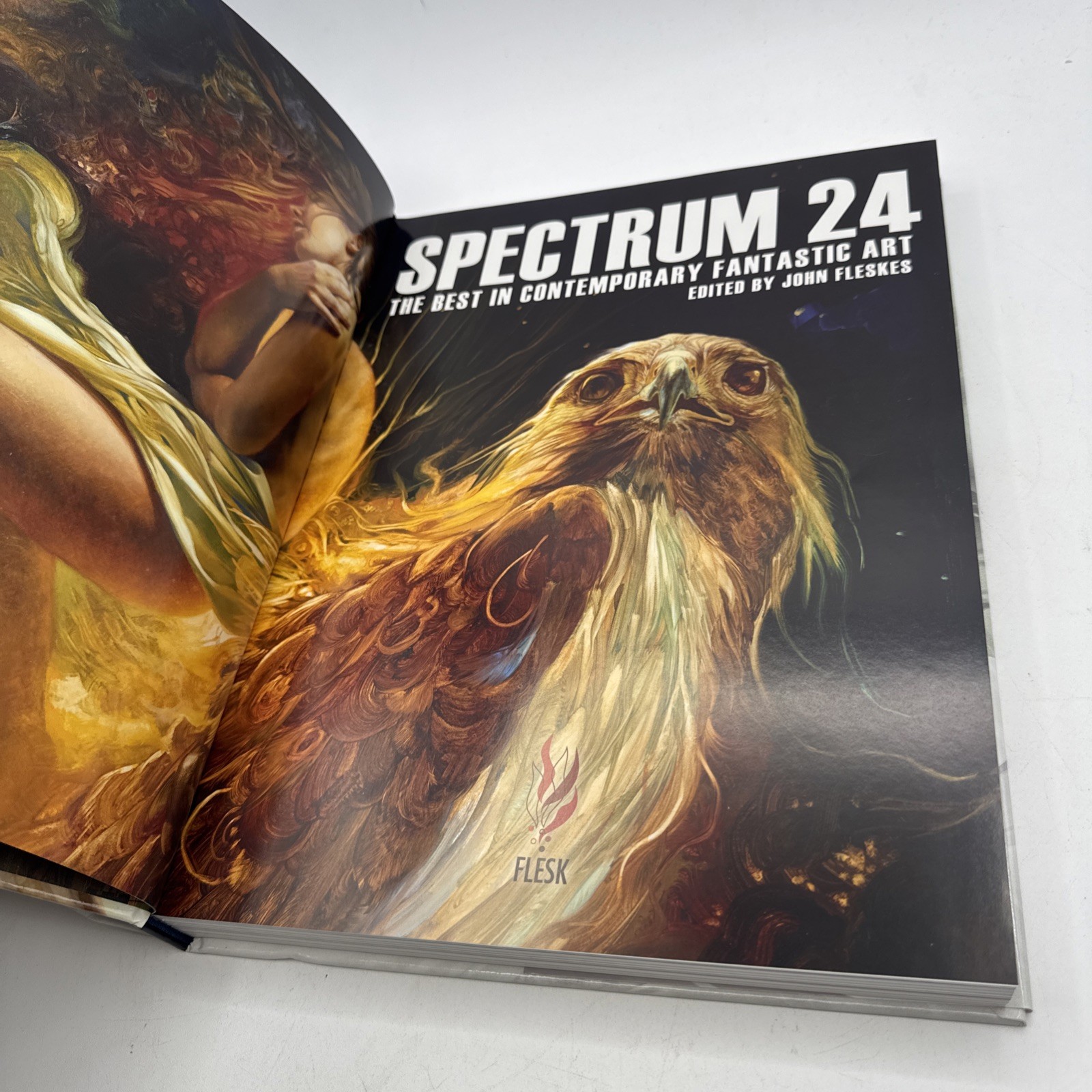 Spectrum 24 Book Best in Contemporary Fantastic Art By John Fleskes 1st Print HC