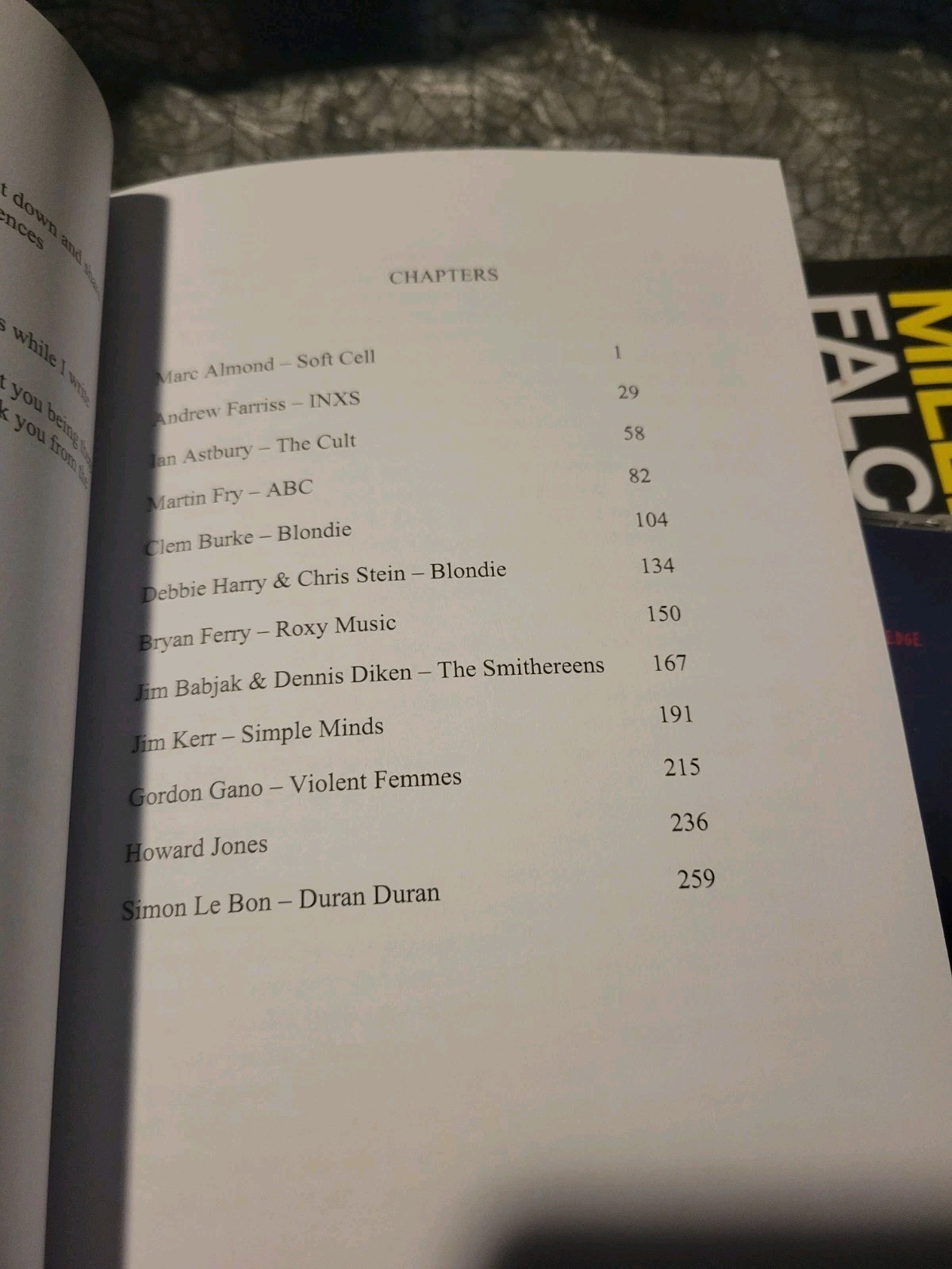 The Unlocked Interviews Richard Blade Book Inxs Duran Duran Roxy Music Blondie