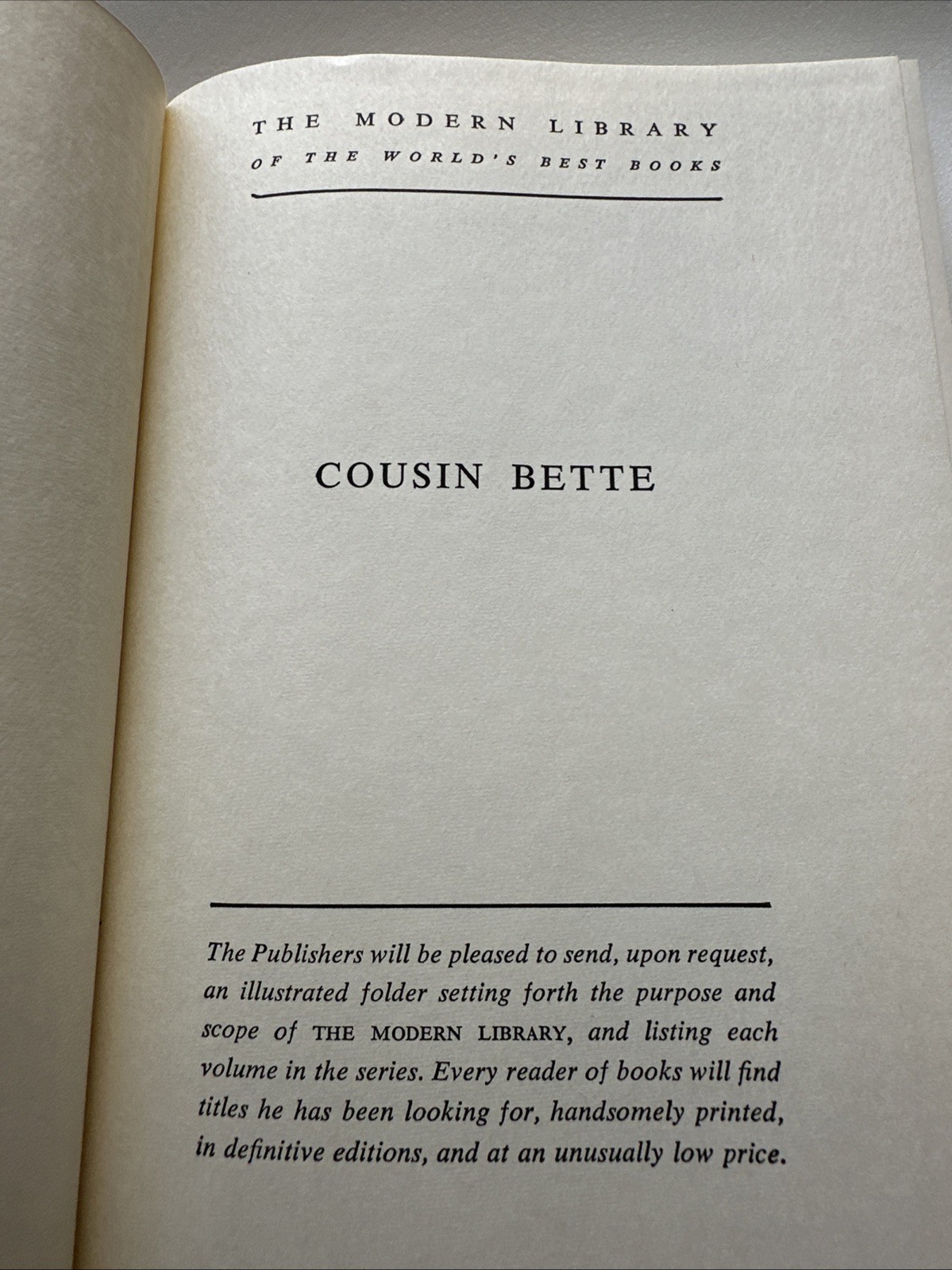 Cousin Bette by Honore de Balzac, Introduction by Floyd Zulli Jr.