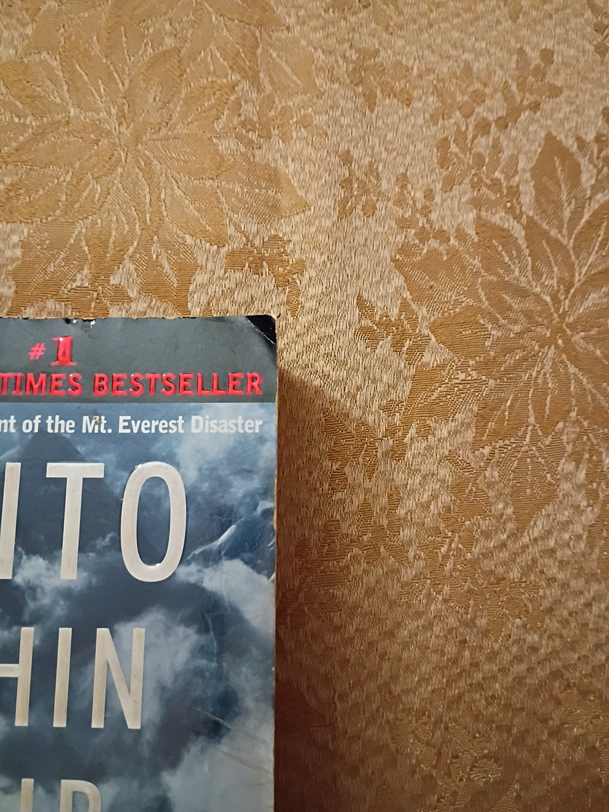 Into Thin Air: A Personal Account of the Mt. Everest Disaster by Jon Krakauer PB