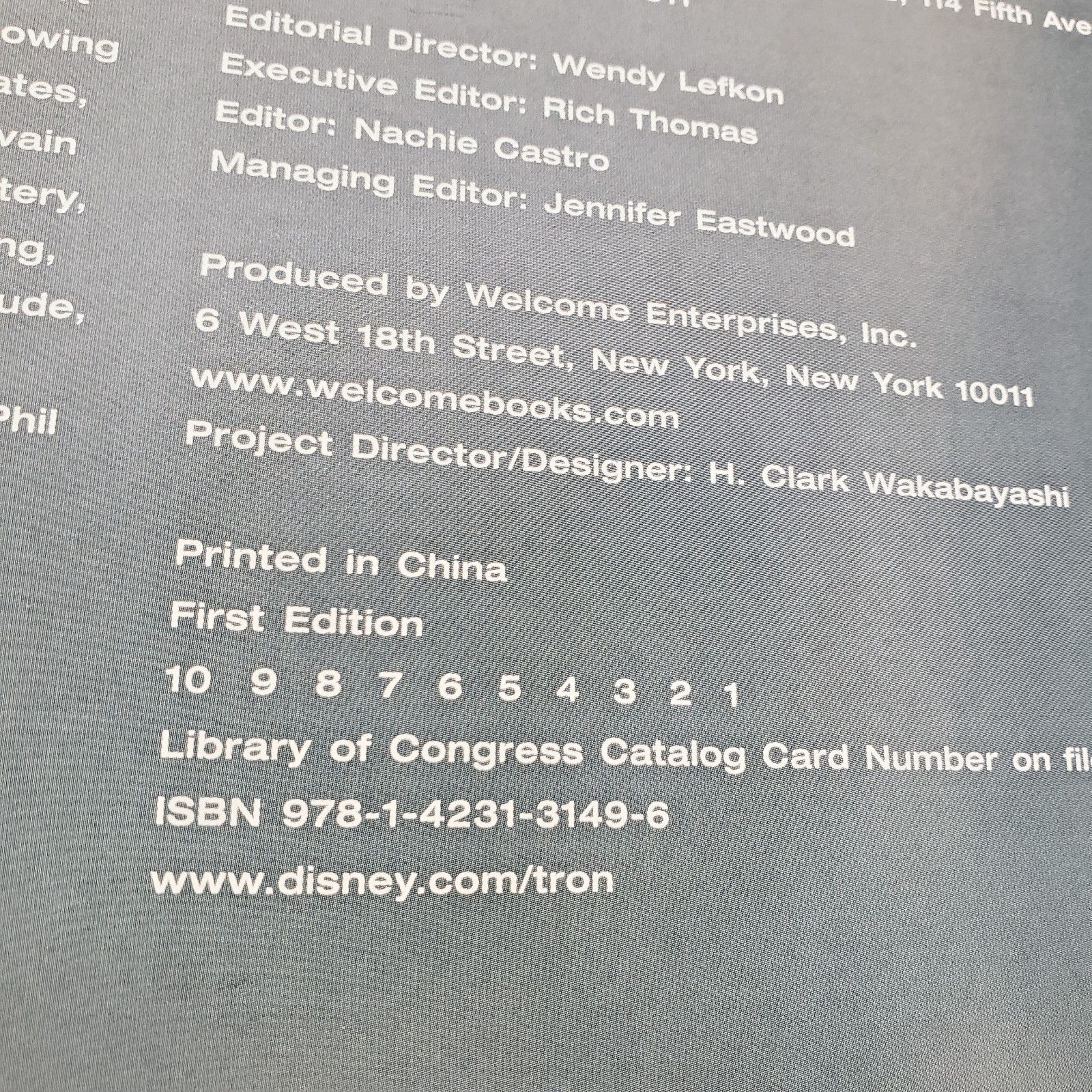 The Art of Tron Legacy by Justin Springer (1st Edition)