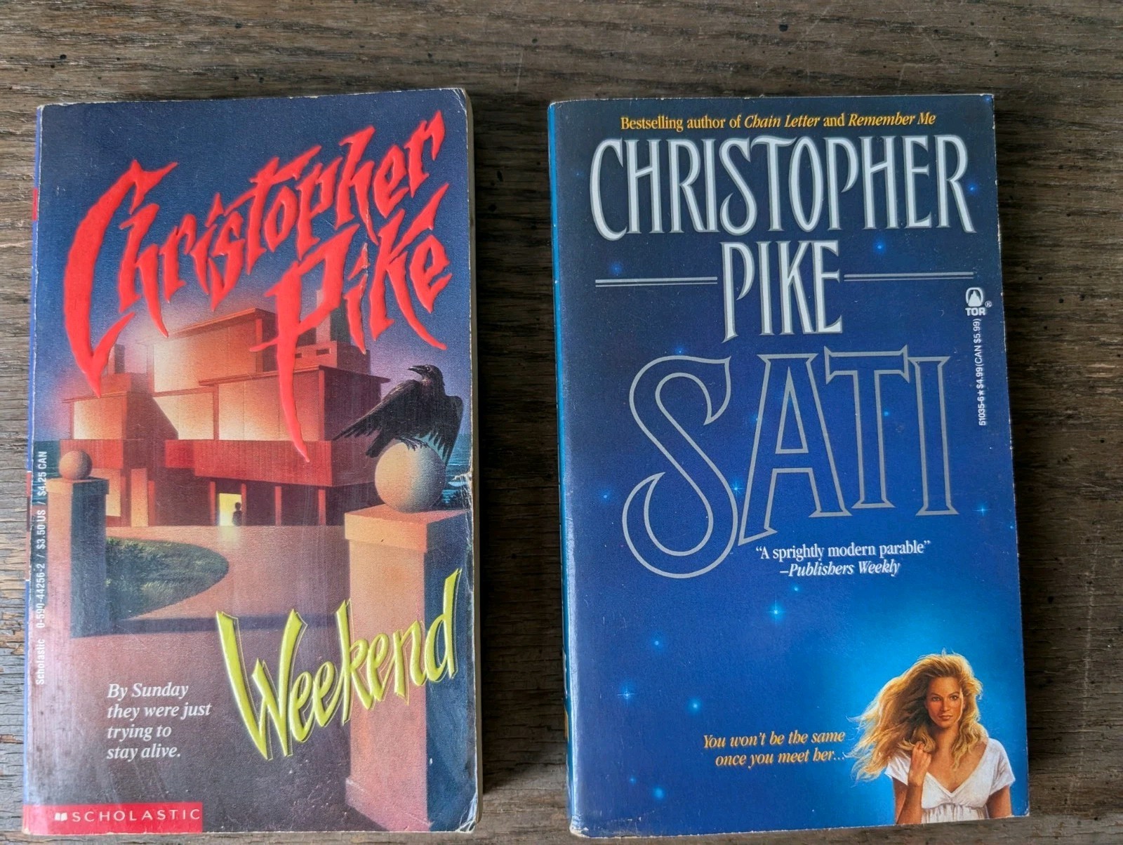 Lot 16 Christopher Pike YA Horror Book Archway Tor Paperbacks VTG 80s 90s