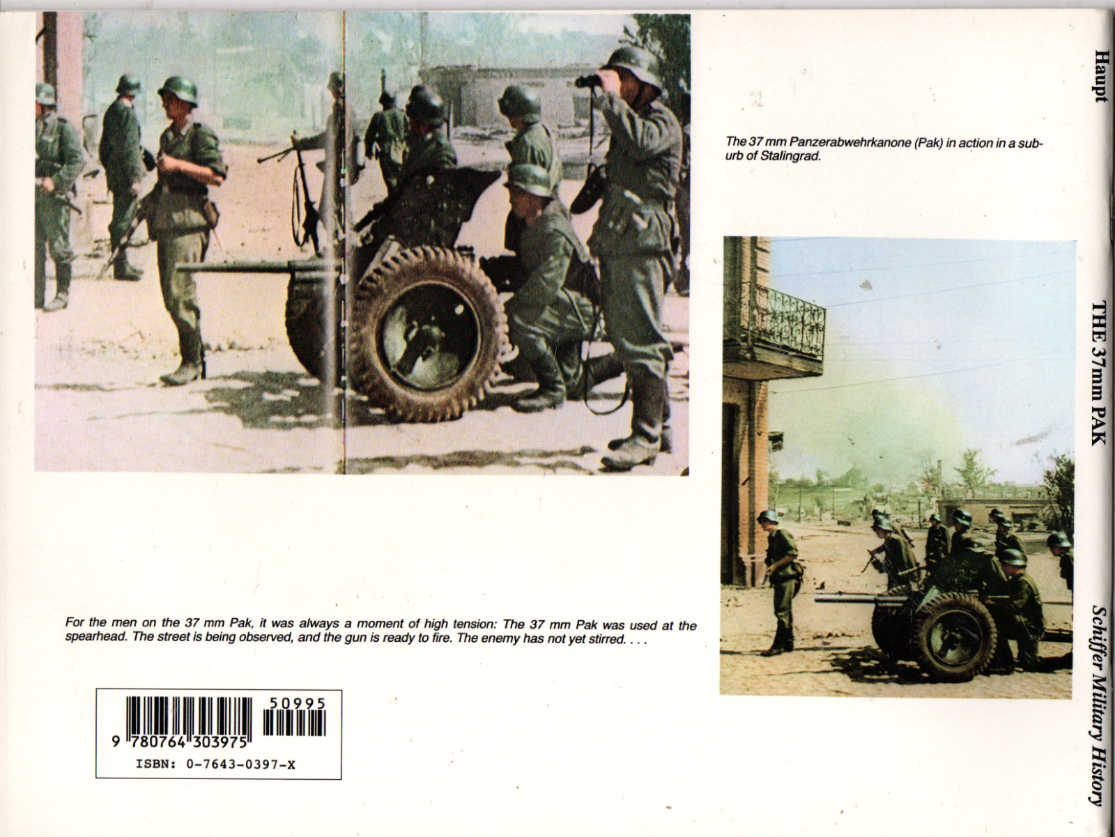 The 37mm PAK by Werner Haupt Schiffer Military History 1998