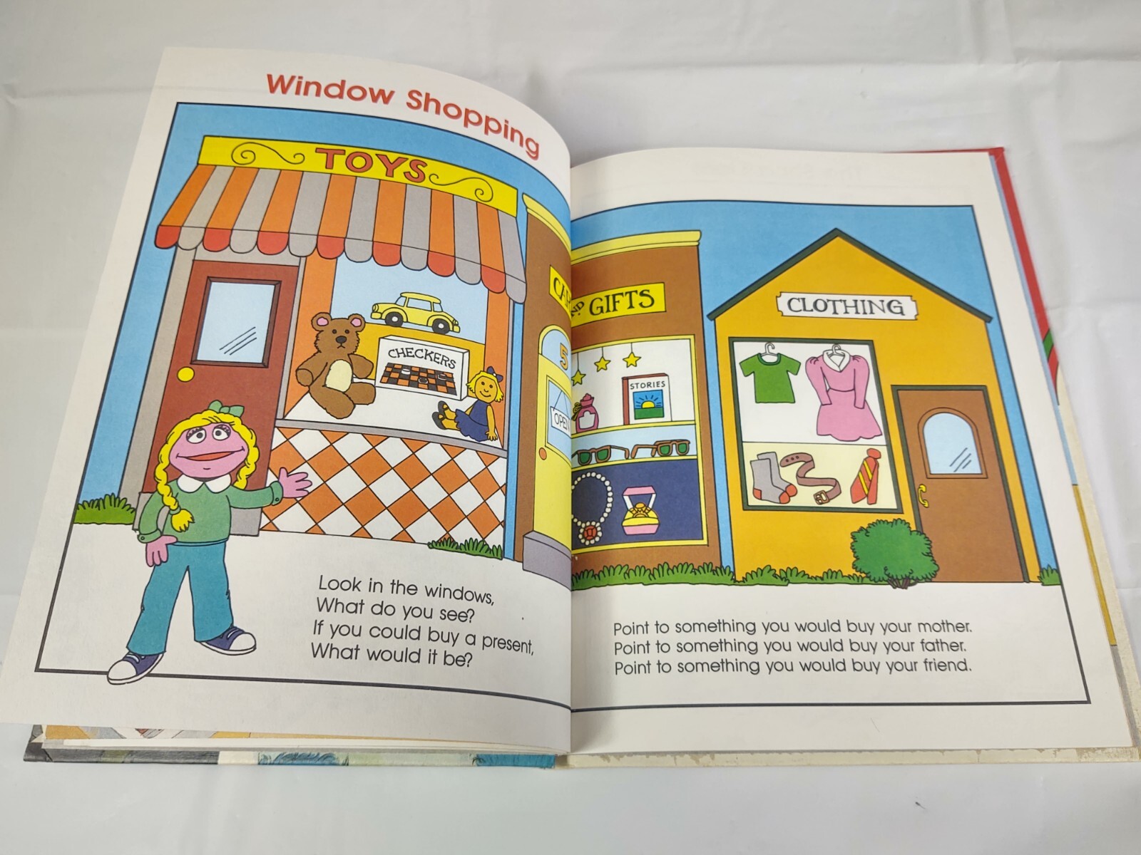 Vtg 89 On My Way With Sesame Street Volume 7 People In My Neighborhood Book CTW
