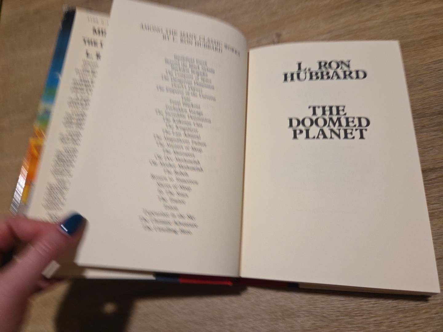 The Doomed Planet by L. Ron Hubbard (1987, HARDCOVER First Edtion