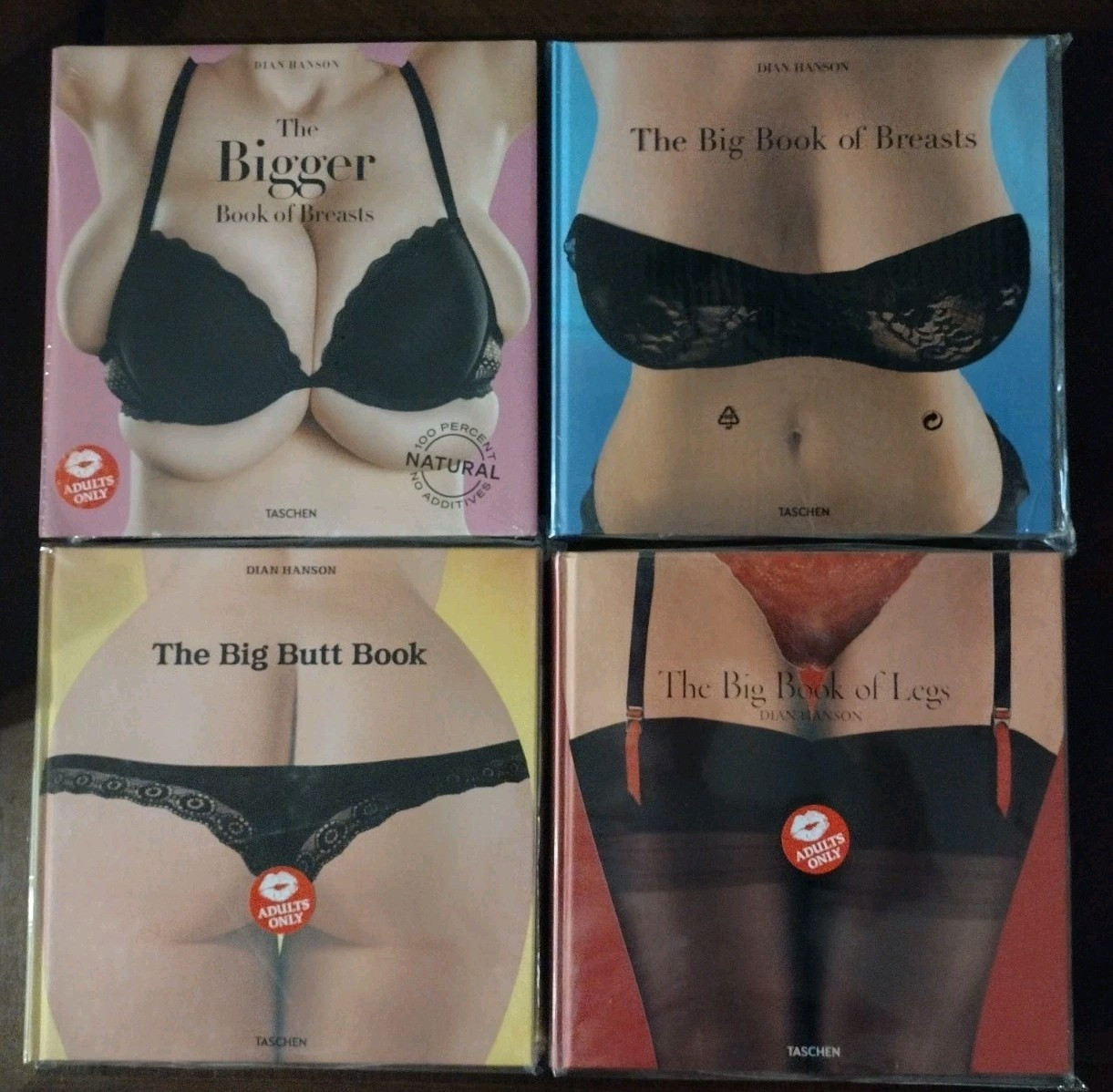 Big Book Set Breasts, Bigger Breasts, Butt & Legs Taschen Dian Hanson New Sealed